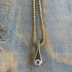14k Gold Diamond Necklace